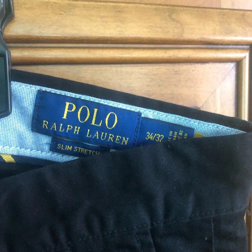 Ralph Lauren Men's Black Chino Pants